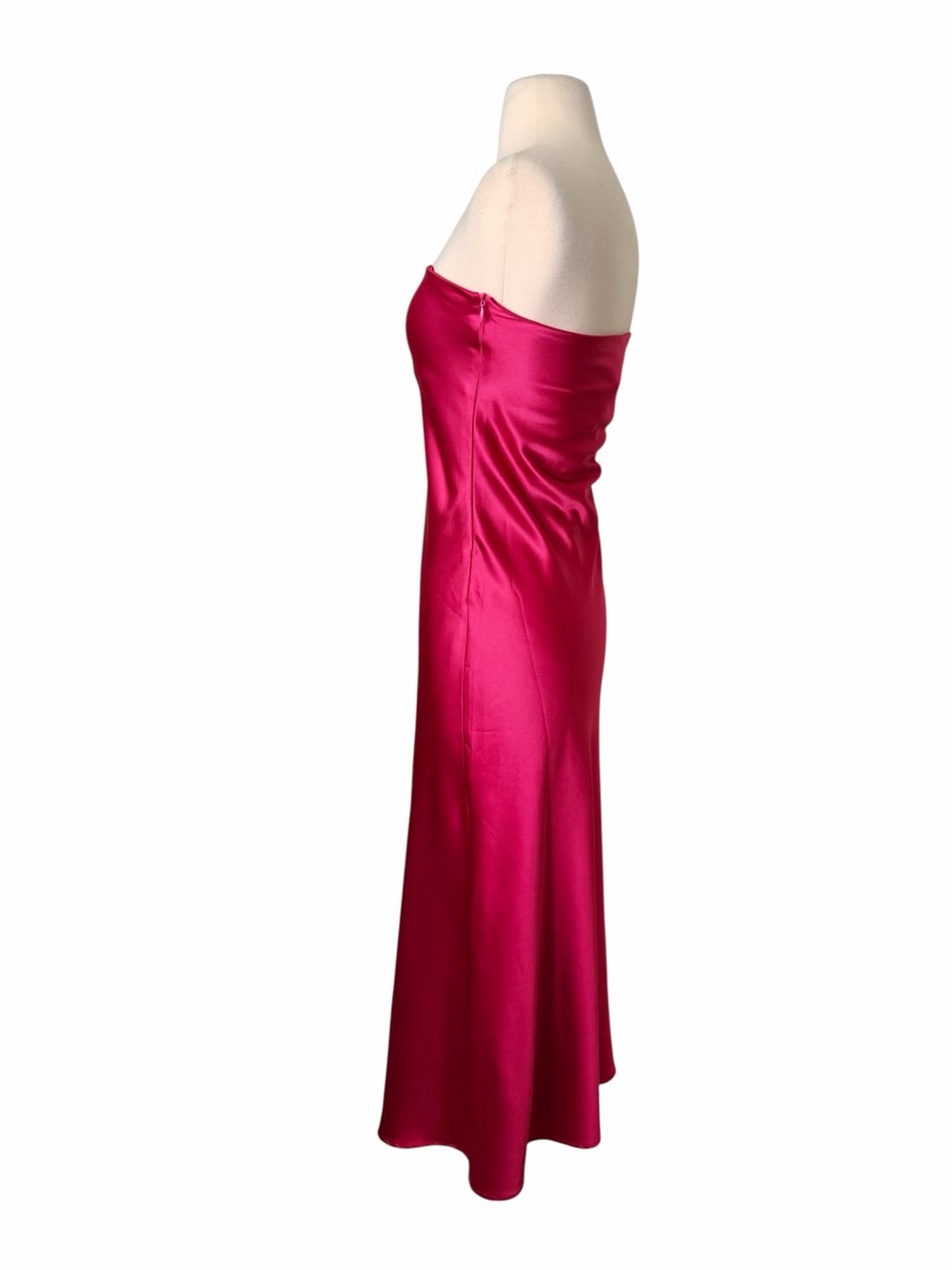 DRA Los Angeles NWT Adeline Fuschia Strapless Dress. - Picture 4 of 7